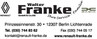 Logo Walter Franke GmbH & Co. KG